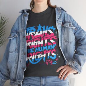 Trans Rights Are Human Rights Shirt, Gay Pride T-Shirt, Gildan Ultra Cotton Tee, LGBTQIA Unisex Shirt 007