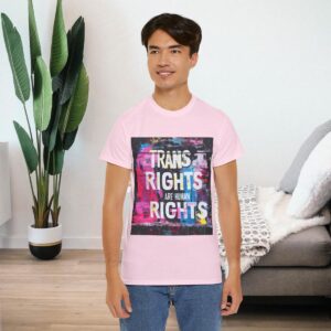 Trans Rights Are Human Rights Shirt, Gay Pride T-Shirt, Gildan Ultra Cotton Tee, LGBTQIA Unisex Shirt 006