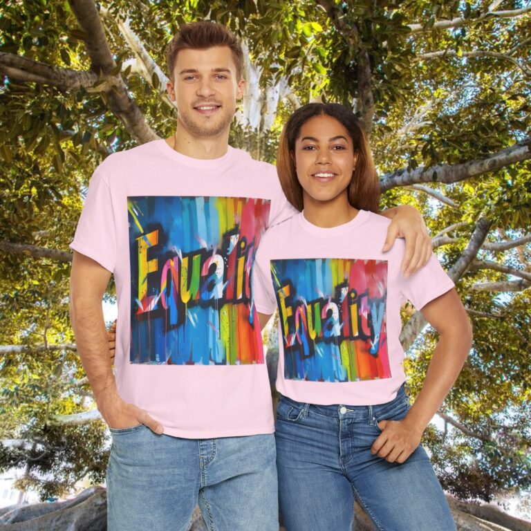 Equality Gay Pride Shirt | Gildan Ultra Cotton LGBTQIA T-Shirt | Unisex Pride Tee 014