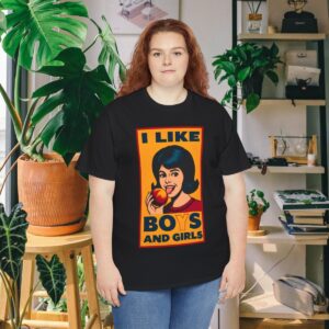 I Like Boys & Girls Bisexual Pride Shirt | Gay Pride Shirt | Gildan Ultra Cotton LGBTQIA T-Shirt | Unisex Pride Tee 020