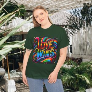 Love Wins Gay Pride Shirt | Gildan Ultra Cotton LGBTQIA T-Shirt | Unisex Pride Tee 013