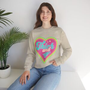Thick & Juicy Thick AF Sweatshirt | Thick & Juicy Sweatshirt | Thick AF Sweatshirt | Unisex Gildan Crewneck Sweatshirt