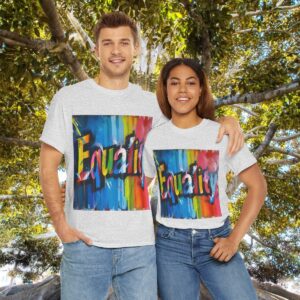 Equality Gay Pride Shirt | Gildan Ultra Cotton LGBTQIA T-Shirt | Unisex Pride Tee 014