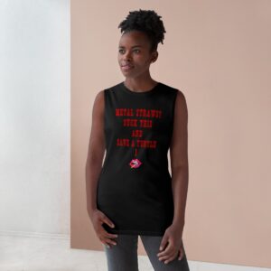 Metal Straws? Suck This And Save A Turtle Tank Top, Funny Shirt for Men, Mature Content Adult Jersey Tank,  Bella+Canvas Tank Top, Men's Funny Shirt