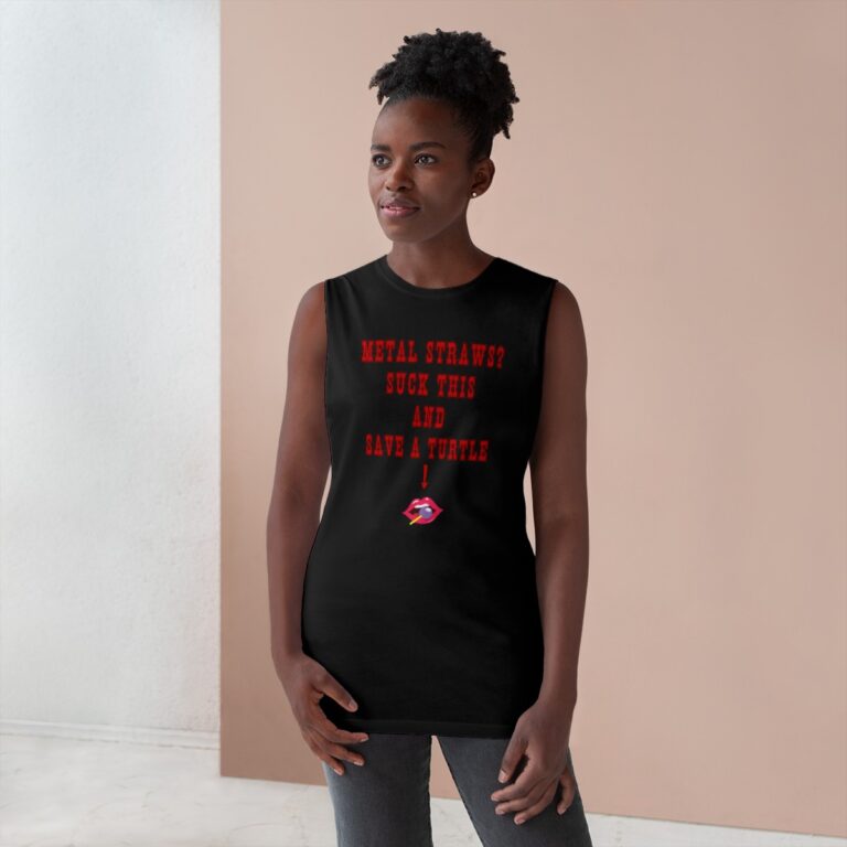 Metal Straws? Suck This And Save A Turtle Tank Top, Funny Shirt for Men, Mature Content Adult Jersey Tank,  Bella+Canvas Tank Top, Men's Funny Shirt