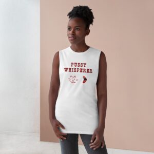 Pussy Cat Whisperer Muscle Shirt, Unisex Funny Shirt, Mature Content Adult Sexy AS Colour Tank Top