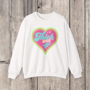 Thick & Juicy Thick AF Sweatshirt | Thick & Juicy Sweatshirt | Thick AF Sweatshirt | Unisex Gildan Crewneck Sweatshirt