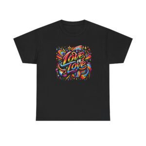 Love is Love Gay Pride Shirt | Gildan Ultra Cotton LGBTQIA T-Shirt | Unisex Pride Tee 001