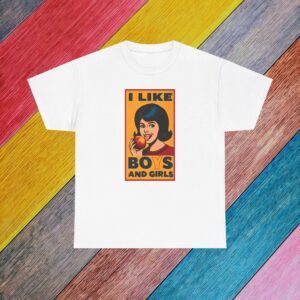 I Like Boys & Girls Bisexual Pride Shirt | Gay Pride Shirt | Gildan Ultra Cotton LGBTQIA T-Shirt | Unisex Pride Tee 020